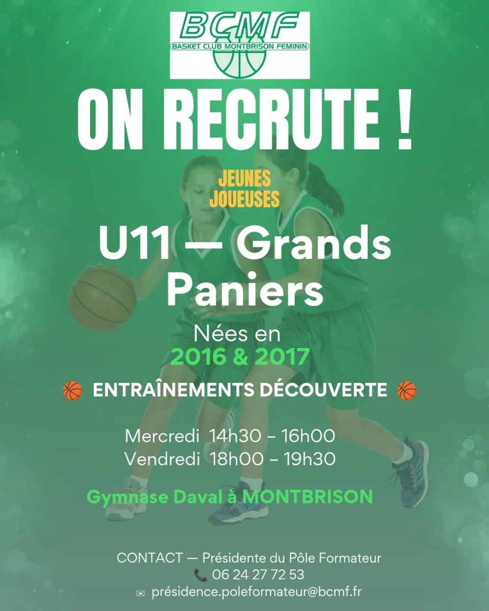 Recrutement U11GP