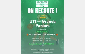 Recrutement U11GP