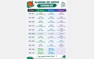 Le planning est disponible !