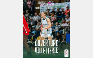 Billeterie ouverte !