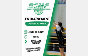 Entrainement LF2 ouvert au public